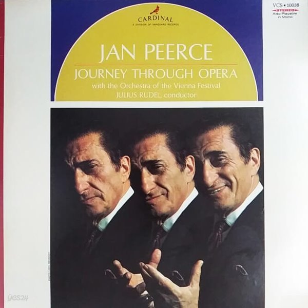 JAN PEERCE JOURNEY THROUGH OPERA WITH THE ORCHESTRA OF THE VIENNA FESTIVAL , JULIUS RUDEL