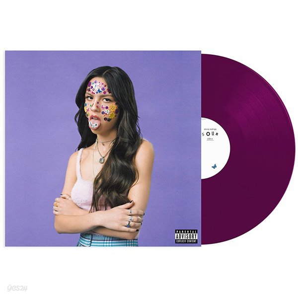 [미개봉 LP] Olivia Rodrigo - Sour (투명 바이올렛 컬러 / Transparent Violet LP / 한정반) (US 수입)