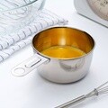 스테인레스 손잡이 계량컵 200ml