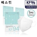 베스킵 올국산 KF94 화이트 새부리형 보건용마스크 120매