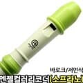 엔젤악기 소프라노 컬러 리코더 AR-S305G AR-S305B
