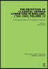 Reception of Classical German Literature in England, 1760-1860, Volume 10