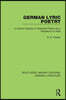 German Lyric Poetry