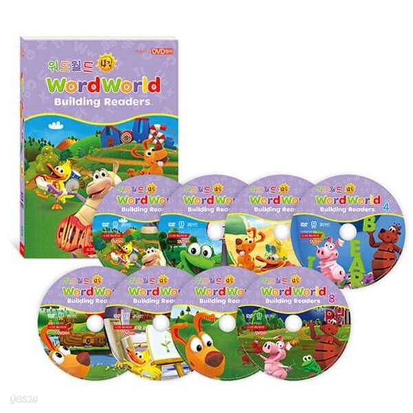 [DVD] Word World 워드 월드 4집 8종세트 (세이펜 파닉스 액티비티북 증정)