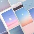 포토 편지지 - Moon 8종