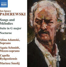 Alina Adamski 이그나치 얀 파데레프스키: 가곡과 멜로디 (Jan Ignaz Paderewski: Songs and Melodies)