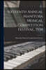 Sixteenth Annual Manitoba Musical Competition Festival, 1934