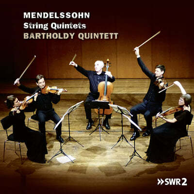 Bartholdy Quintett 멘델스존: 현악오중주 1, 2번 (Mendelssohn: String Quintets Op.18, Op.87) 