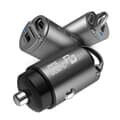 PPS PD 30W C타입 2포트 시거잭 매립형 미니 차량용 고속충전기 UMCH-PD30W