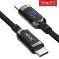 Soopii 전력표시 C to 8핀 아이폰 PD 20W 고속충전케이블 S10CL 1.2m