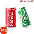 코카콜라 칠성사이다 190ml 2종 30캔 세트