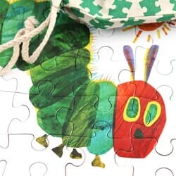 머드퍼피 에릭칼 배고픈 애벌레 36피스 퍼즐 투고 / 3세이상 휴대용