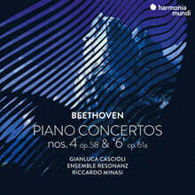 Riccardo Minasi 베토벤: 피아노 협주곡 4, 6번 (Beethoven: Piano Concertos Op.58, Op.61a)