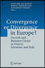 Convergence or Divergence in Europe?: Growth and Business Cycles in France, Germany and Italy
