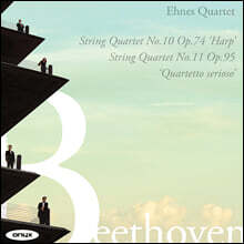Ehnes Quartet 베토벤: 현악 4중주 10번 `하프` 11번 `세리오소` - 에네스 콰르텟 (Beethoven: String Quartet Opp.74, 95)
