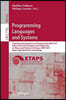 Programming Languages and Systems: 22nd European Symposium on Programming, ESOP 2013, Held as Part of the European Joint Conferences on Theory and Pra