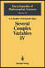 Several Complex Variables IV: Algebraic Aspects of Complex Analysis
