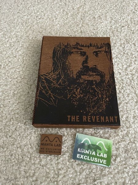 레버넌트 THE REVENANT MANTA LAB BLURAY STEELBOOK LEATHER FULLSLIP