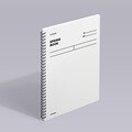 [모트모트] 스프링북 오리지널 - 화이트 (2분할)