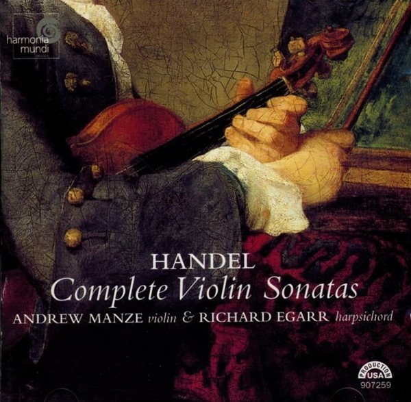 Handel :  Complete Violin Sonatas  - Richard Egarr (독일발매)