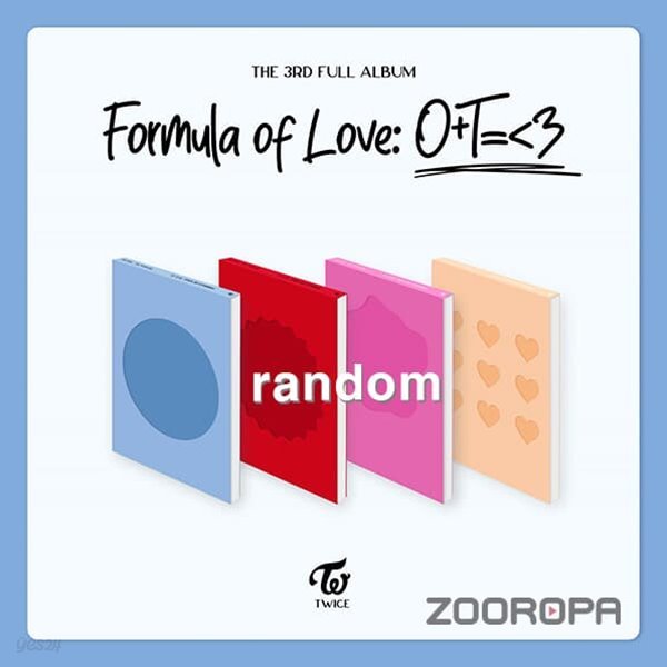 [개봉] 트와이스 TWICE 3집 Formula of Love 포카없음