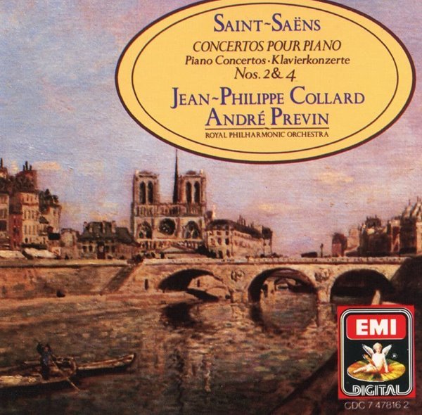 장 필립 콜라르 - Jean-Philippe Collard - Saint-Saens Concertos Nos.2 &amp; 4 [U.K발매]