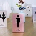 해피툴 3D 메탈 화장실 사인 안내판 표지판(슬림)