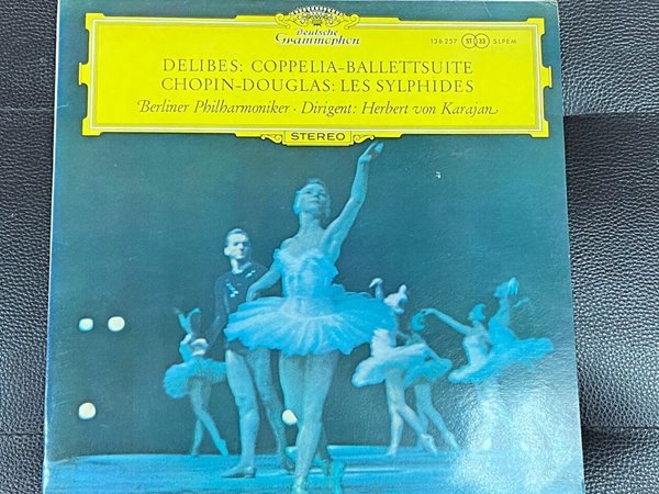 [LP] 카라얀 - Karajan - Delibes Coppelia-Ballettsuite LP [성음-라이센스반]