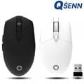 QSENN M1000 무선 마우스 (블랙)