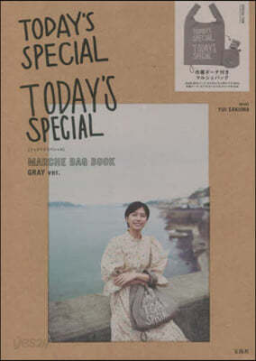 TODAY&#39;S SPECIAL MARCHE BAG BOOK GRAY ver.