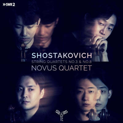 Novus Quartet 쇼스타코비치: 현악 사중주 3번, 8번 - 노부스 콰르텟 (Shostakovich: String Quartets Op.73, Op.110) 