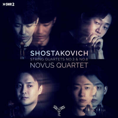 Novus Quartet 쇼스타코비치: 현악 사중주 3번, 8번 - 노부스 콰르텟 (Shostakovich: String Quartets Op.73, Op.110)