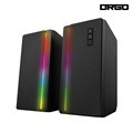 [디알고] 2채널 RGB 게이밍 블루투스 PC스피커 BT-RGB2CH