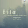 Marcello Nardis / Duilio Meucci 브리튼: 기타와 성악을 위한 작품 전곡 (Britten: Complete Music With Guitar & Voice)