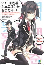 [세트] 역시 내 청춘 러브코메디는 잘못됐다 (총18권/완결)