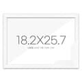 퍼즐액자 18.2x25.7 고급형 슬림 우드 화이트