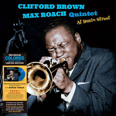 Clifford Brown (클리포드 브라운) - At Basin Street With Max Roach [블루 컬러 LP] 