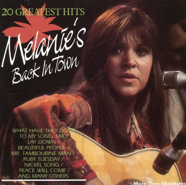 멜라니 - Melanie - Melanie&#39;s Back In Town (20 Greatest Hits) [캐나다발매]