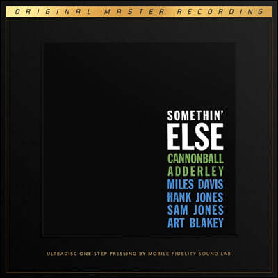 Cannonball Adderley (캐논볼 애덜리) - Somethin' Else [2LP] 