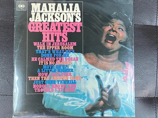 [LP] 마할리아 잭슨 - Mahalia Jackson - Mahalia Jackson&#39;s Greatest Hits LP [홀랜드반]