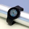 발렌티노루디 VRG110-BK 갤럭시워치 4 스포츠 가죽 실리콘 혼합밴드 스트랩 20mm
