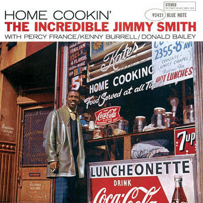 Jimmy Smith / Percy France / Kenny Burrell / Donald Bailey (지미 스미스 / 퍼시 프랑스 / 케니 버렐 / 도날드 베일리) - Home Cookin' [LP] 