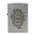 ZIPPO 라이터 레터링 You Only Live Once