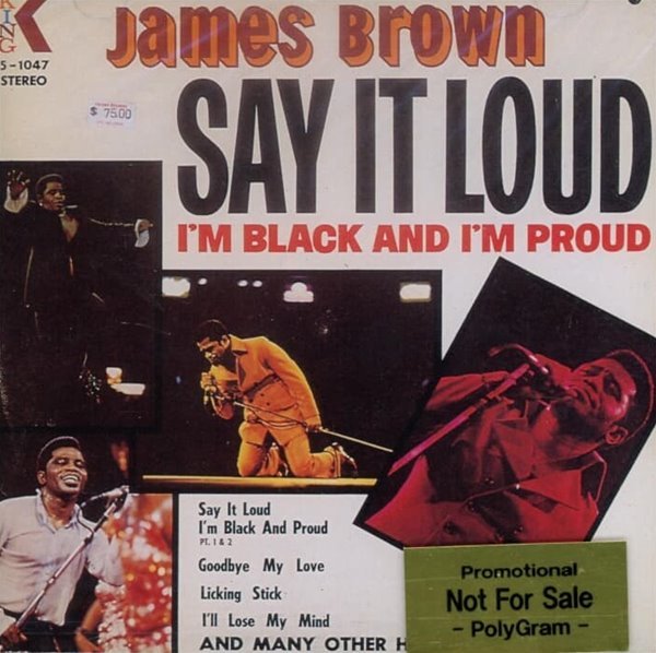 James Brown (제임스 브라운) -  Say It Loud (미개봉)