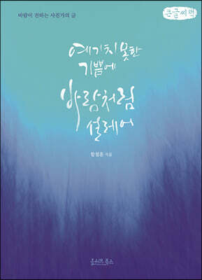 예기치 못한 기쁨에 바람처럼 설레어 (큰글씨책)