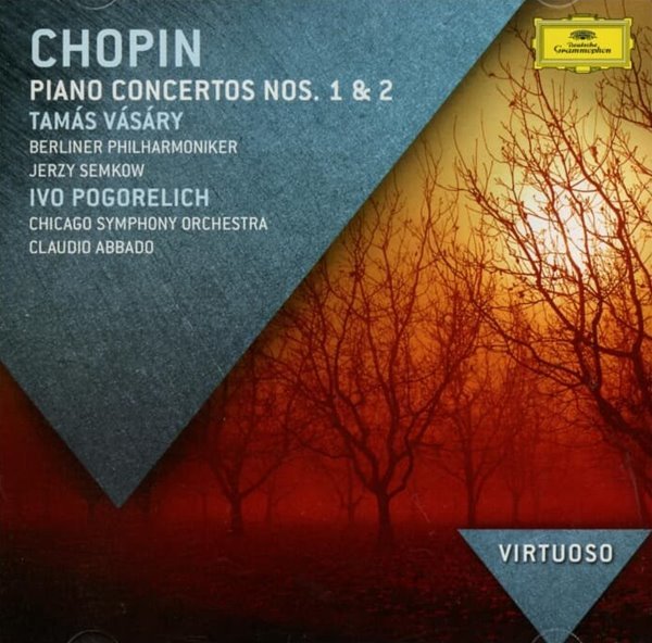 Chopin Piano Concertos Nos. 1 &amp; 2 - Tamas Vasary / Ivo Pogorelich (EU발매) 