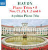 Aquinas Piano Trio 하이든: 피아노 삼중주 5집 (Haydn: Piano Trios Vol. 5 - Nos. C1, f1, 1, 2, 6)