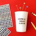 기본 캘리 알파벳 스티커팩 (10장)