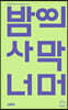 밤의 사막 너머