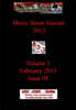 Music Street Journal 2013: Volume 1 - February 2013 - Issue 98 Hardcover Edition